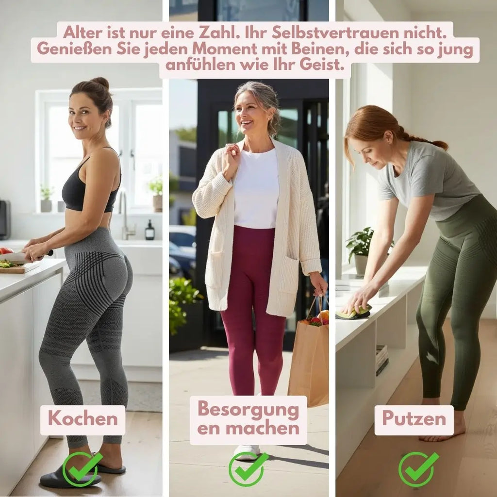 Firmer, smoother legs in 14 days — for women who are tired of being held back by sagging skin
