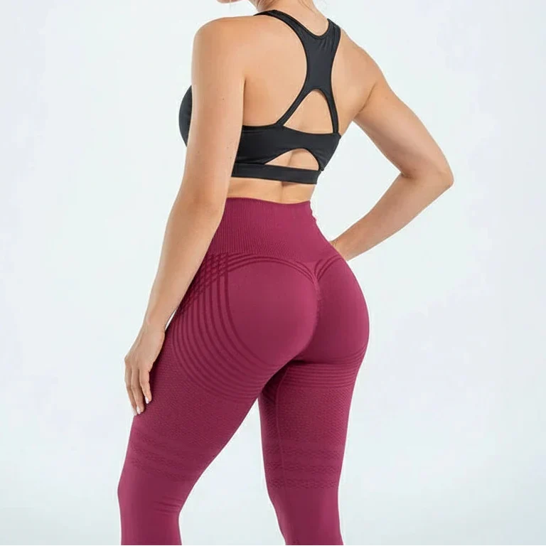Cellumove 3D Leggings – Burgunder